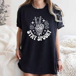 Stay Spooky Black Graphic Tee